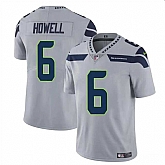 Men & Women & Youth Seattle Seahawks #6 Sam Howell Gray Vapor Limited Football Stitched Jersey,baseball caps,new era cap wholesale,wholesale hats